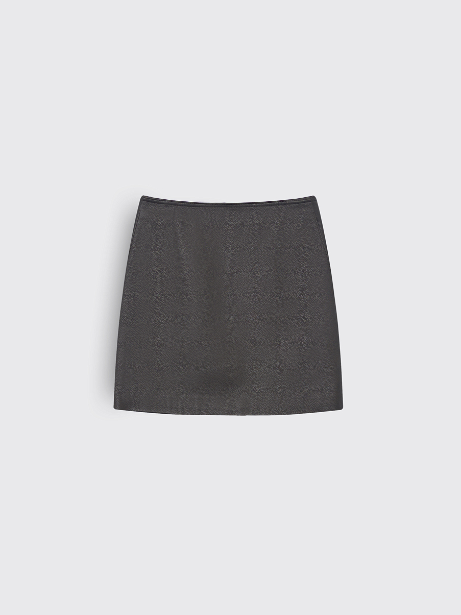 Юбка из кожи