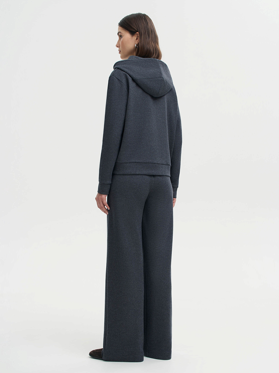 Худи из шерсти и хлопка