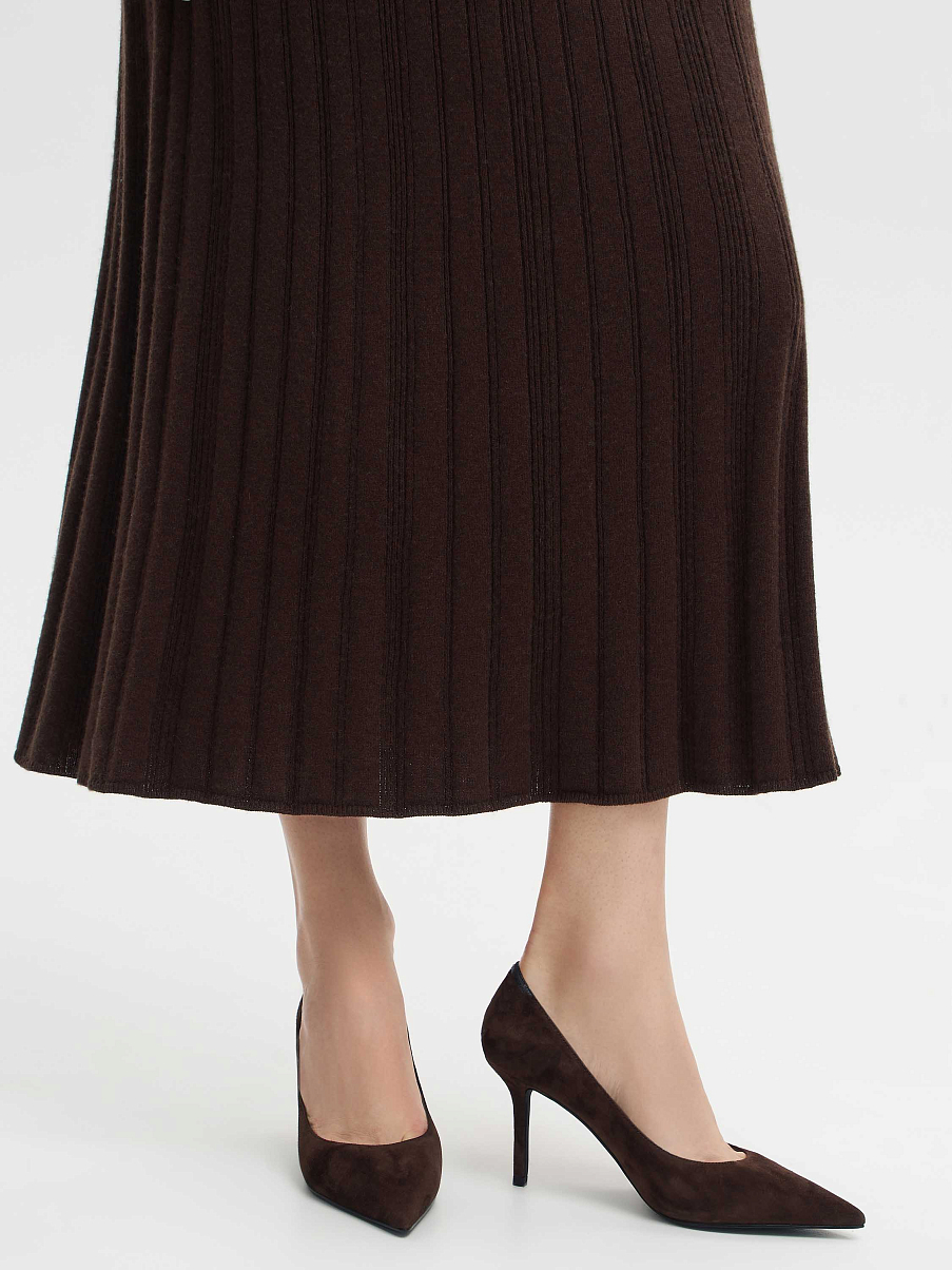 Лодочки из замши