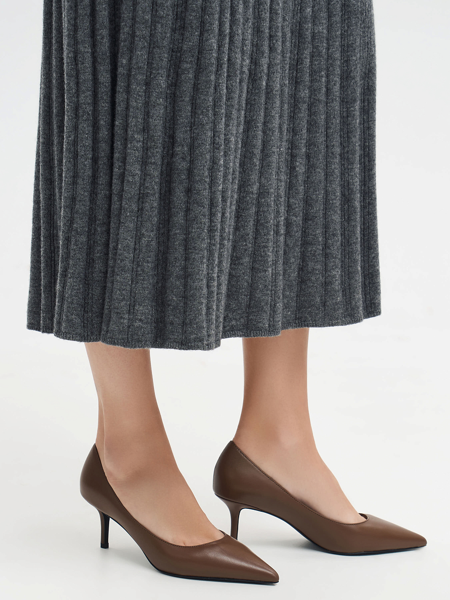 Лодочки из кожи