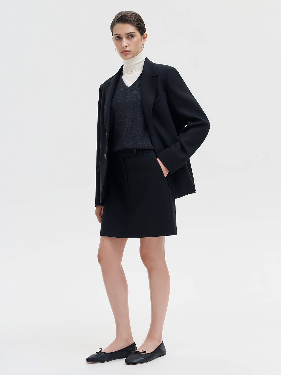 Юбка мини прямая