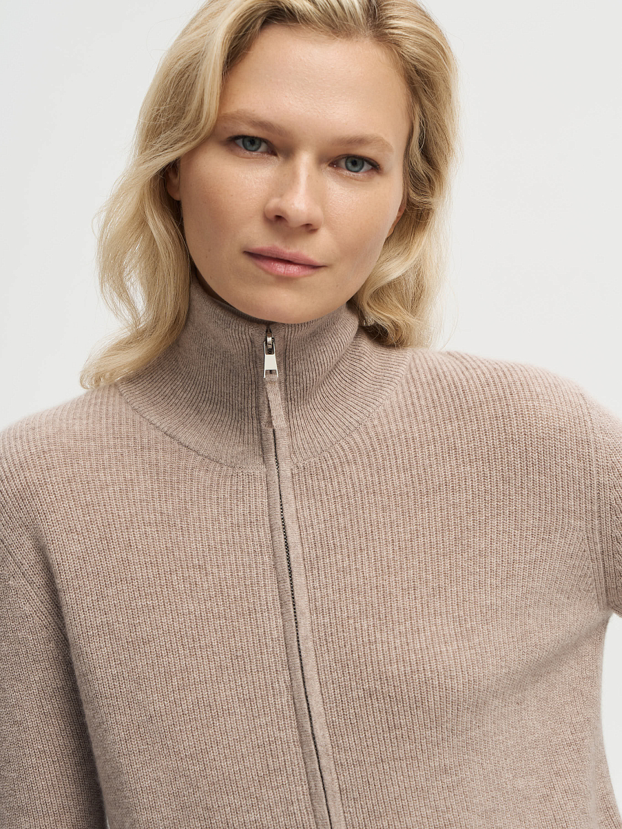 Кардиган из шерсти с кашемиром