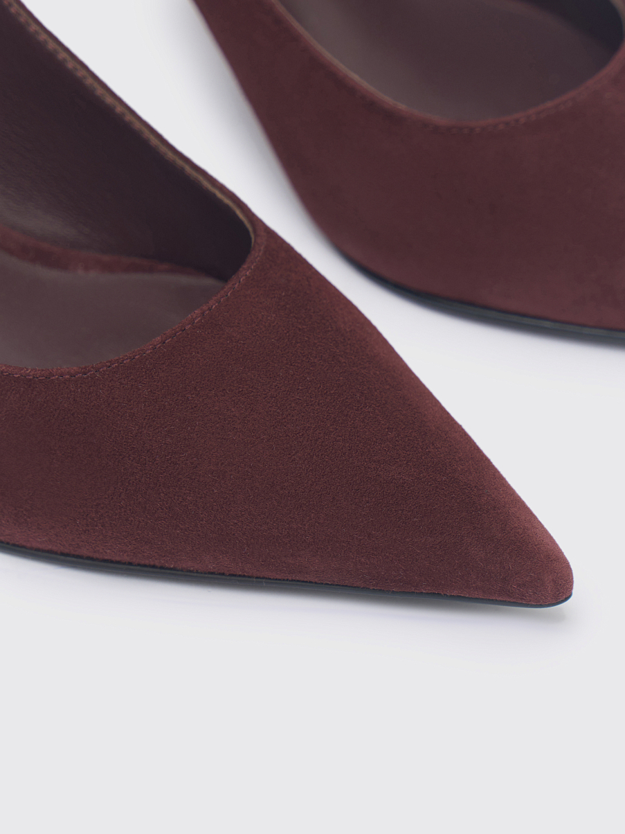 Лодочки из замши