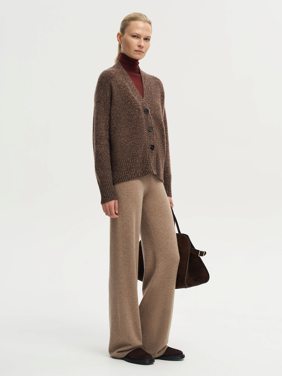Кардиган из мериноса с кашемиром