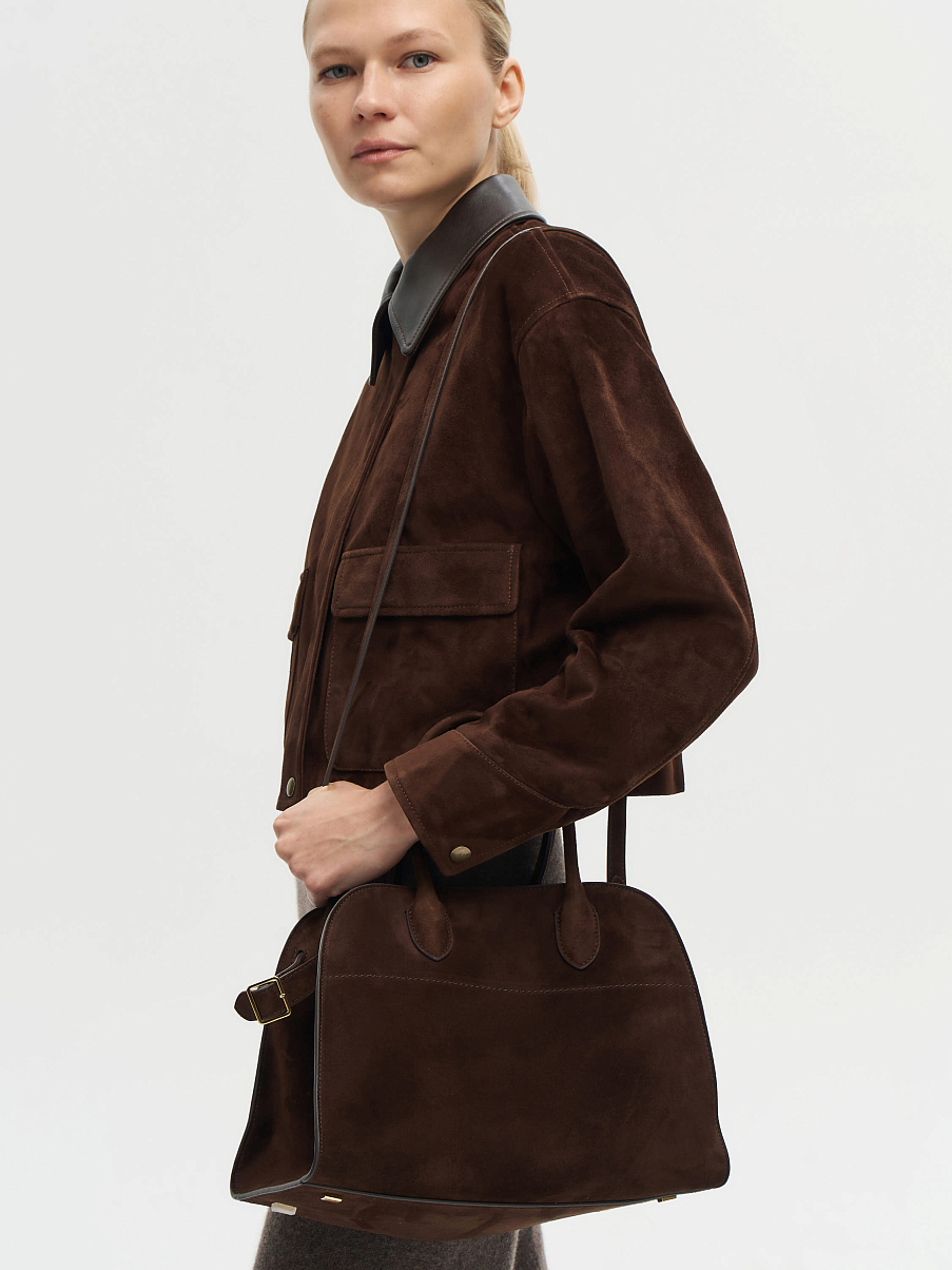 Сумка из замши