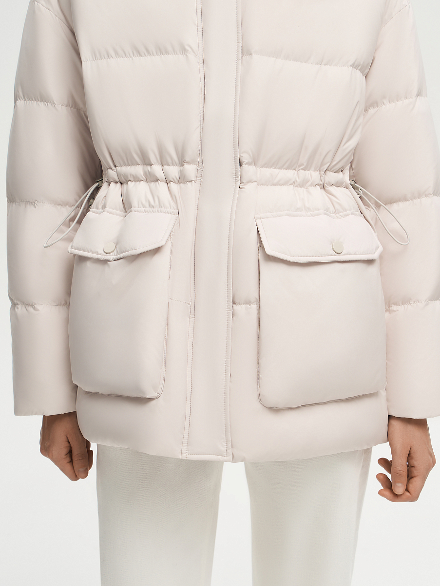 Пуховик-парка с мехом