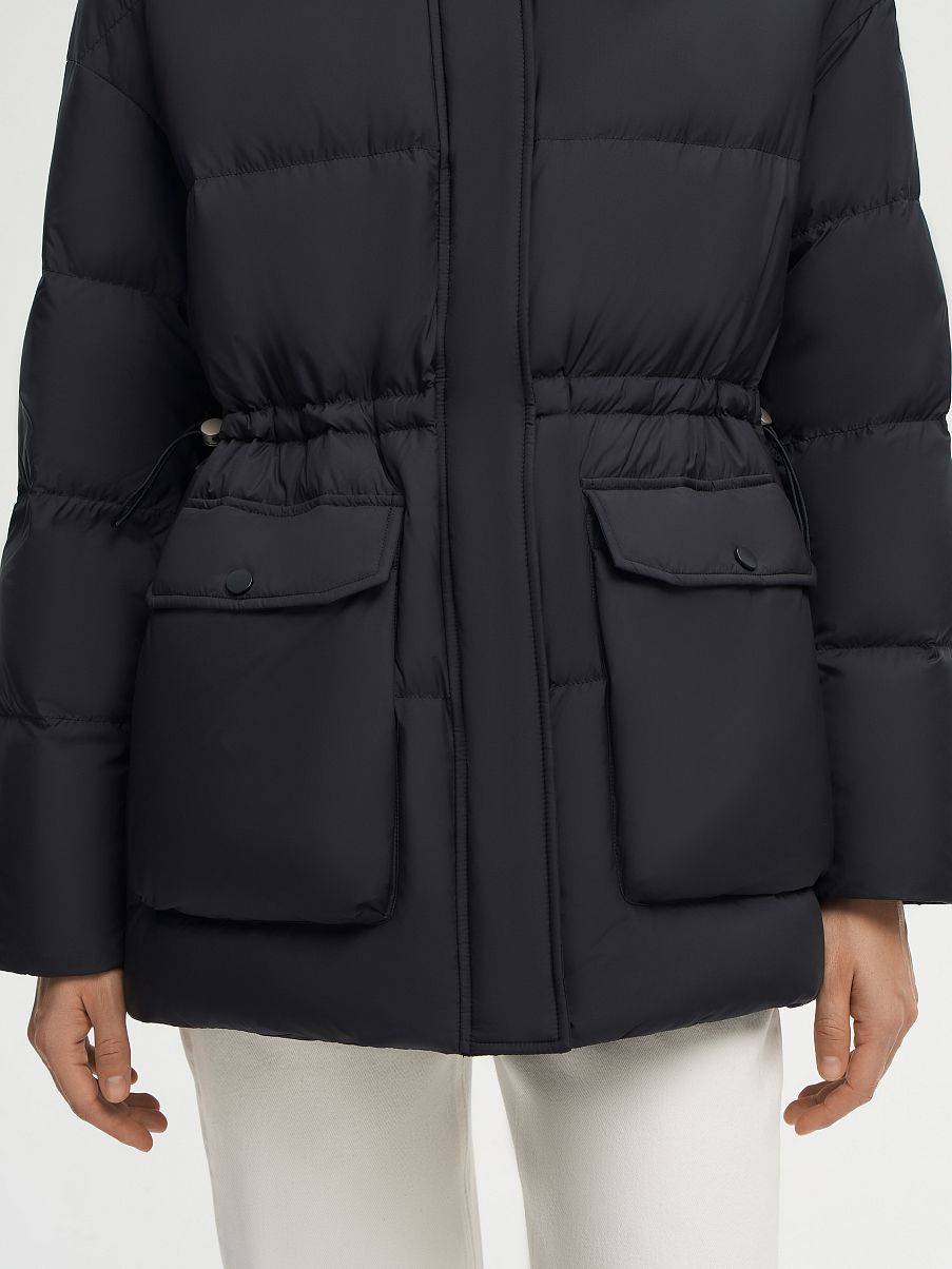 Пуховик-парка с мехом