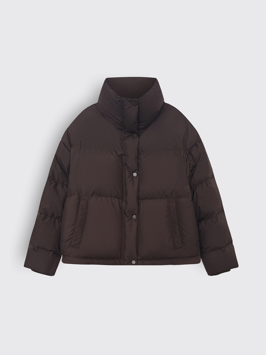 Пуховик утепленный укороченный