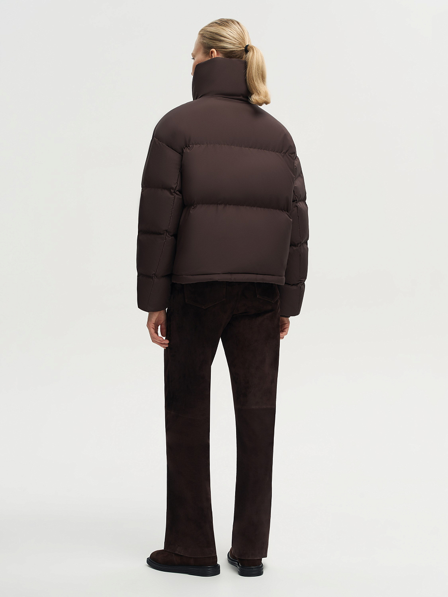 Пуховик утепленный укороченный