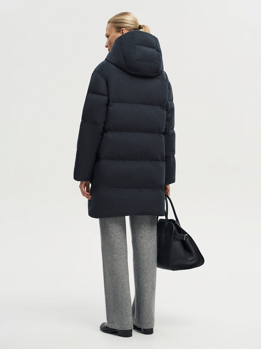 Пуховик удлиненный