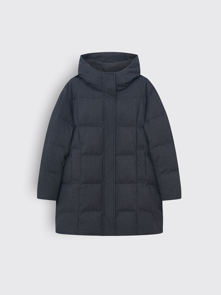 Пуховик удлиненный