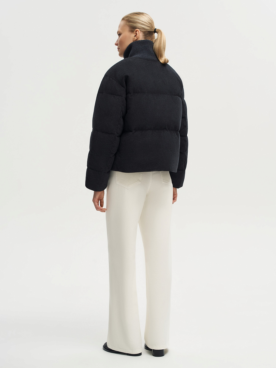 Пуховик из шерсти мериноса