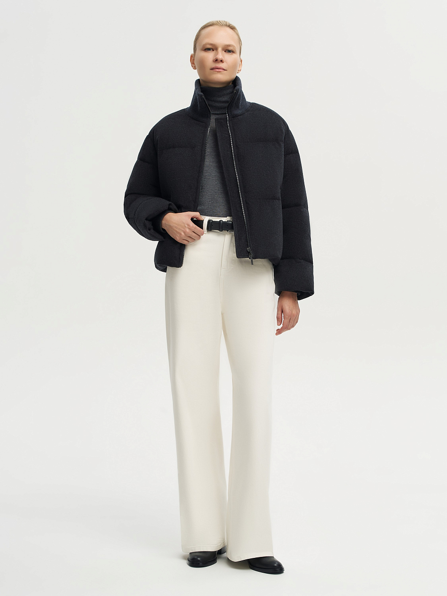 Пуховик из шерсти мериноса