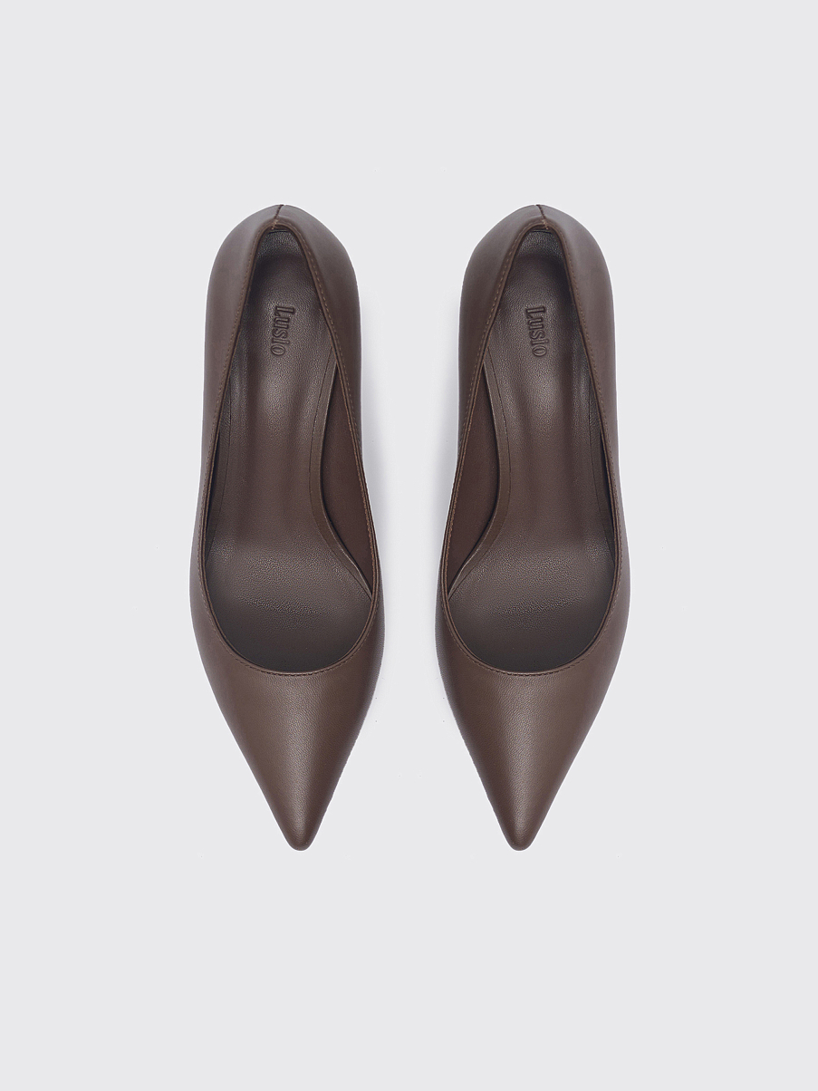 Лодочки из кожи