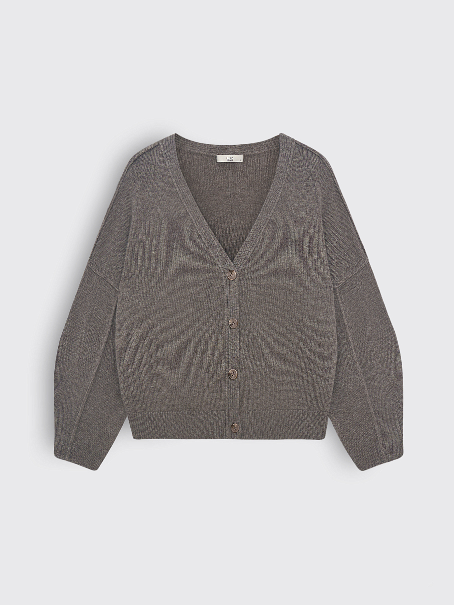 Кардиган из шерсти с кашемиром