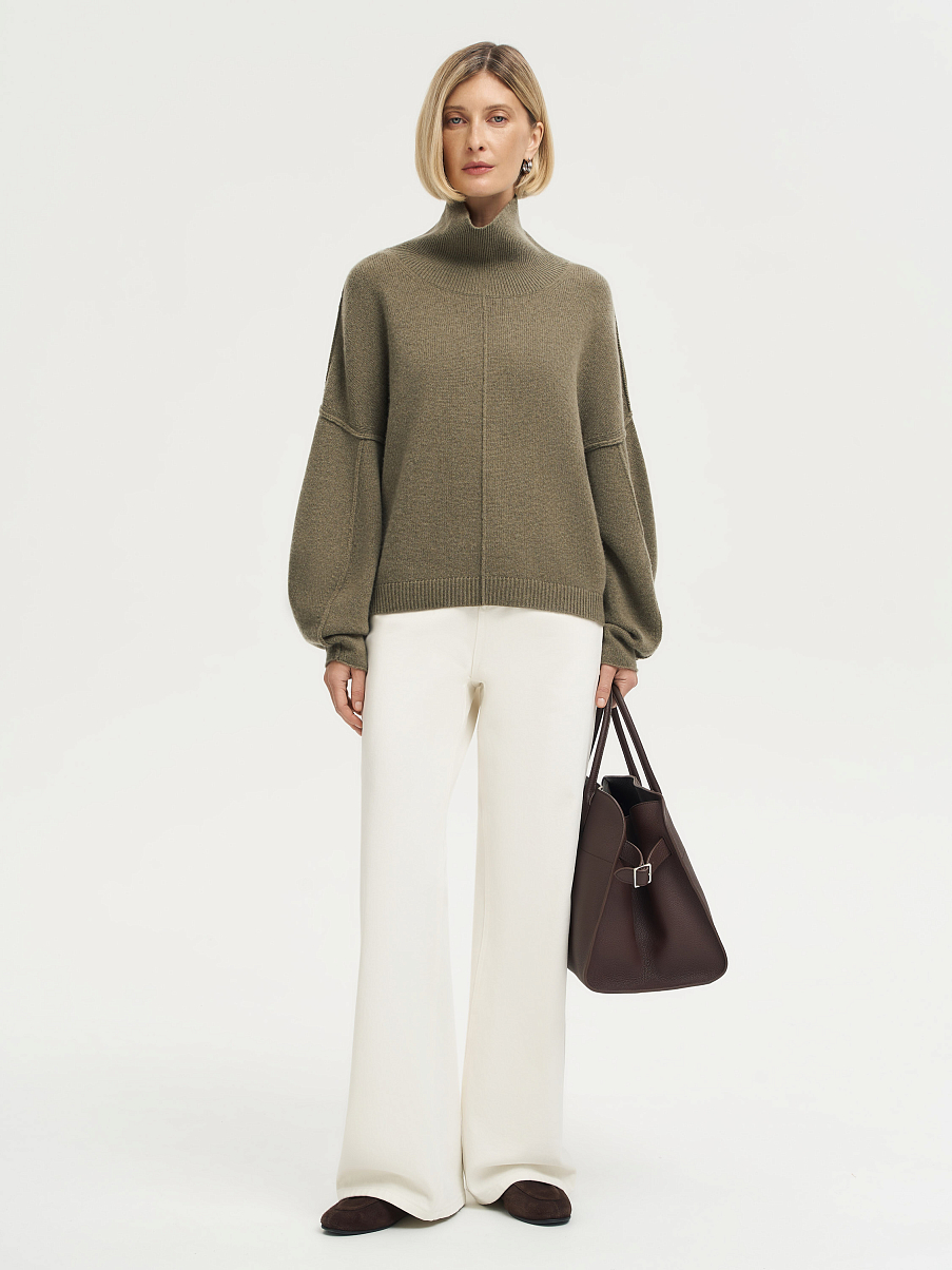 Джемпер из шерсти с кашемиром