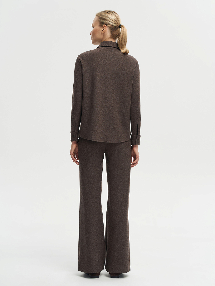 Брюки из 100% шерсти