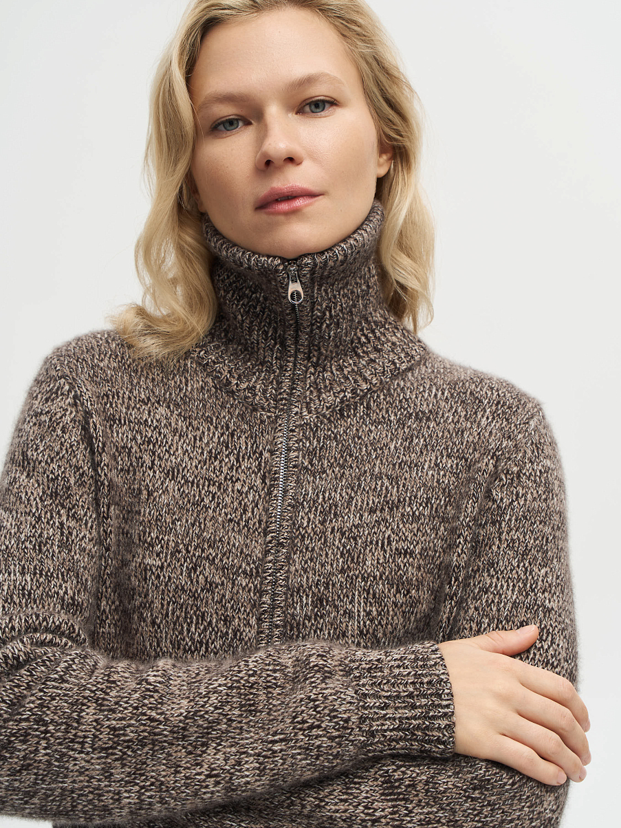 Кардиган из мериноса с кашемиром