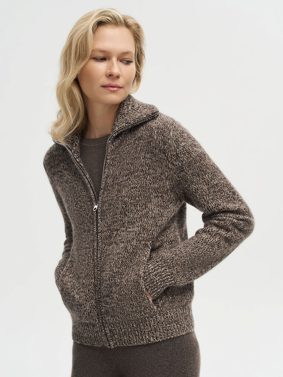 Кардиган из мериноса с кашемиром