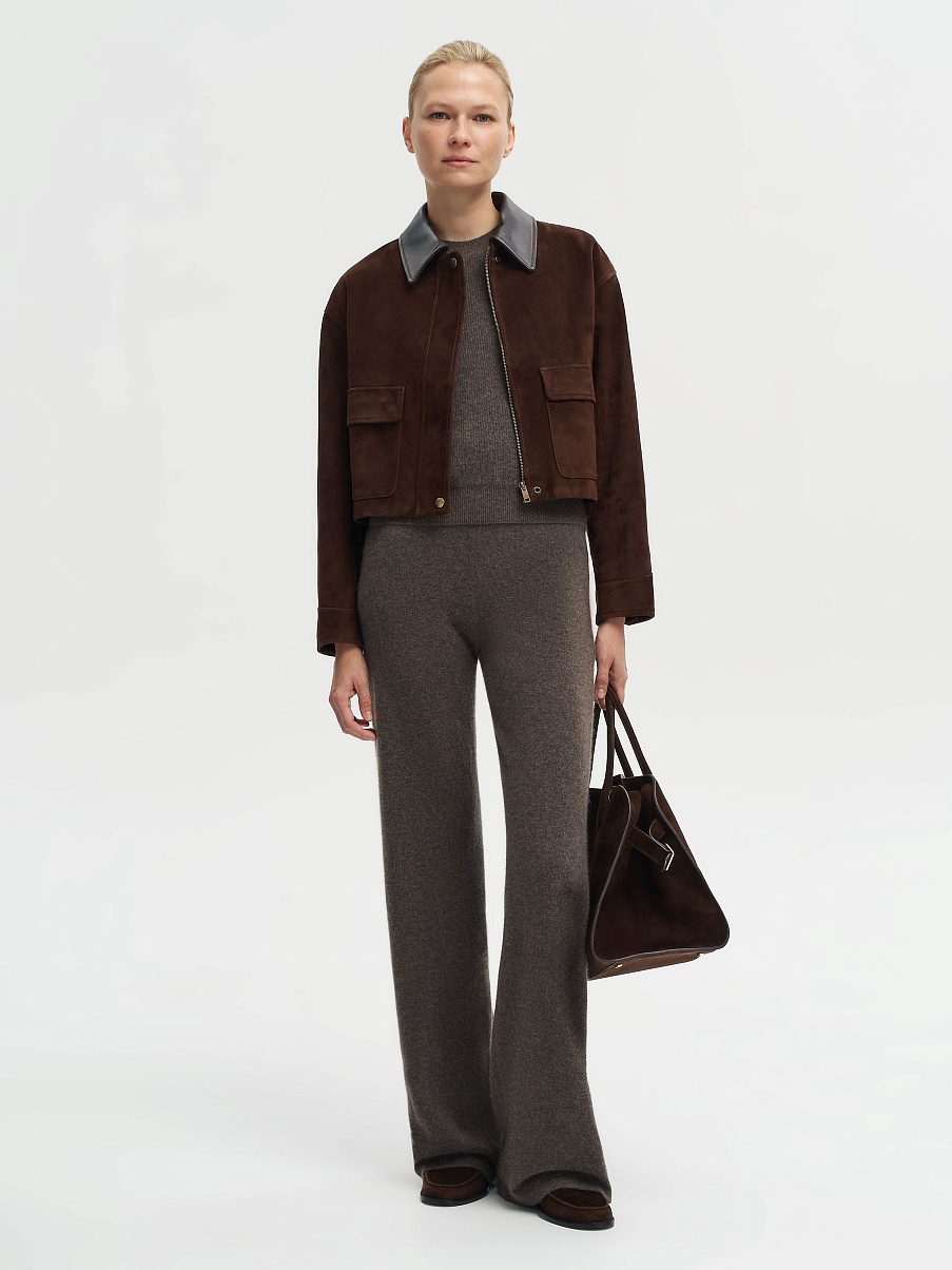 Куртка из замши