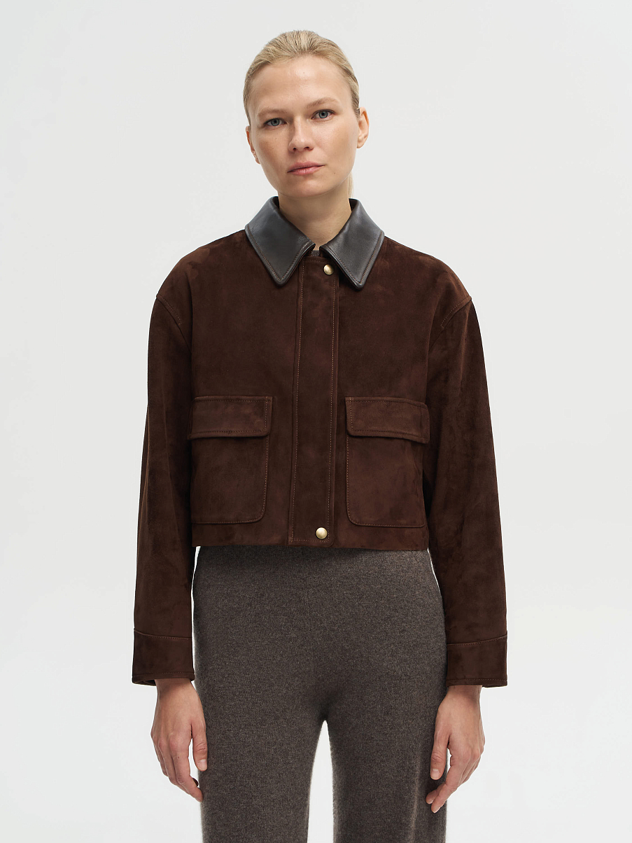 Куртка из замши