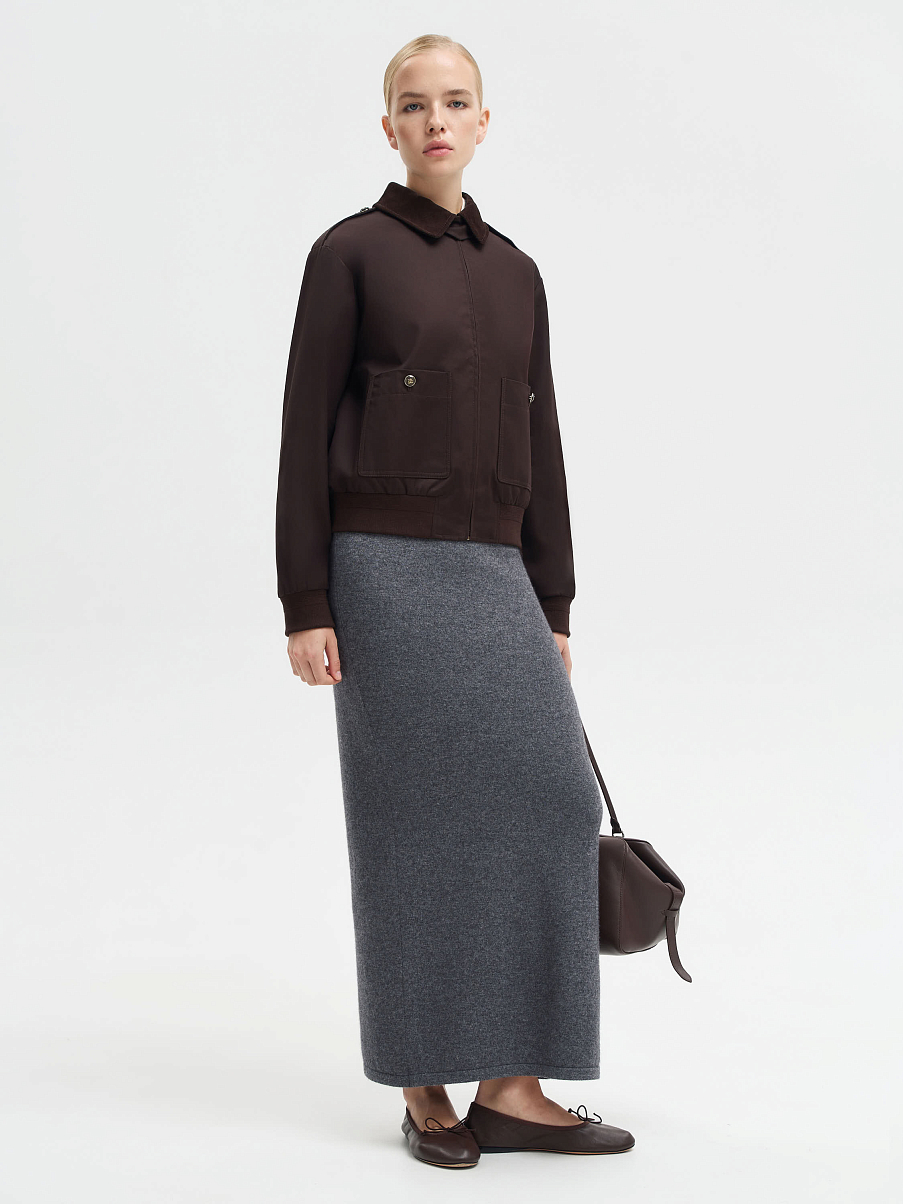 Бомбер из хлопка