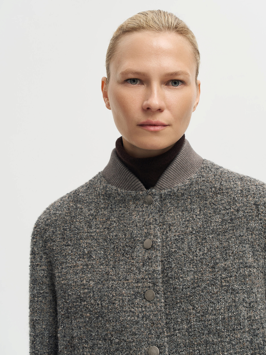 Бомбер из шерсти