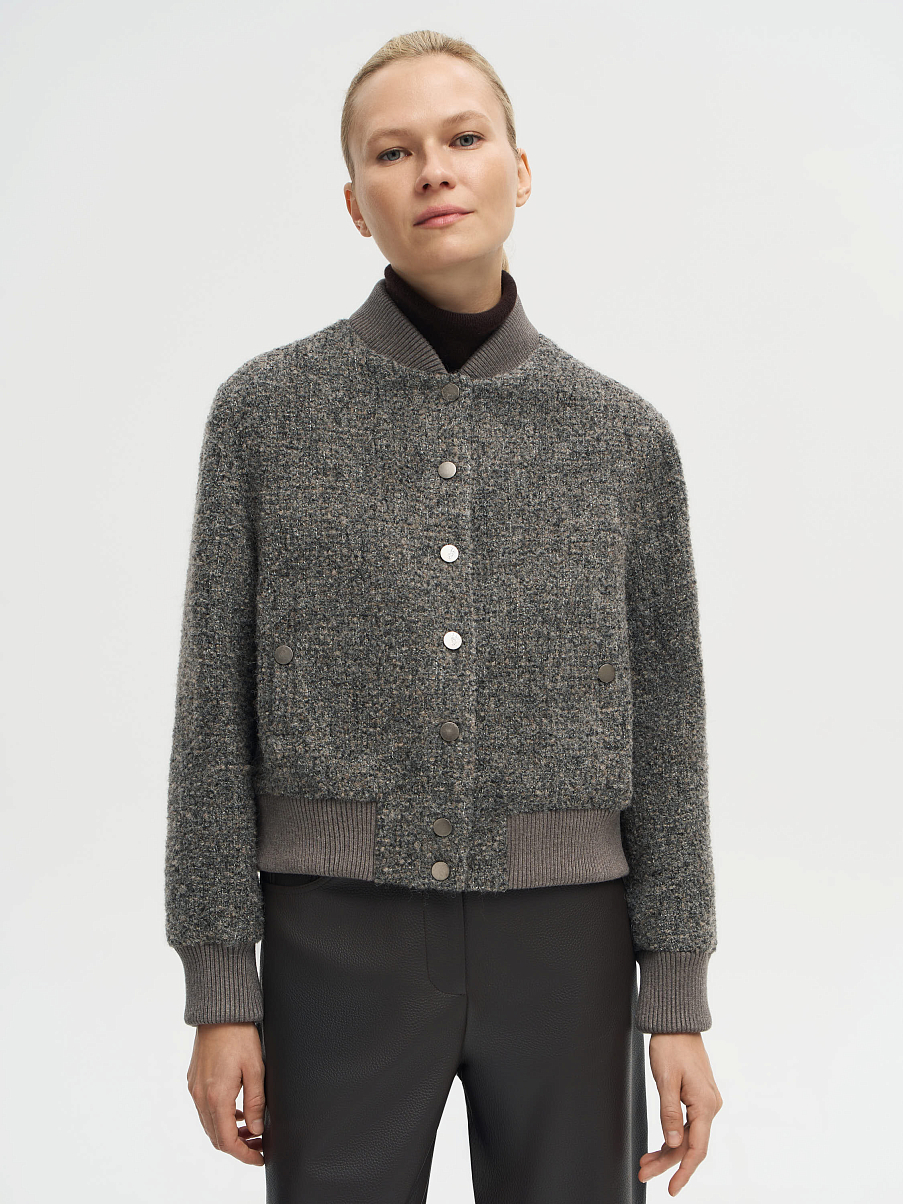 Бомбер из шерсти