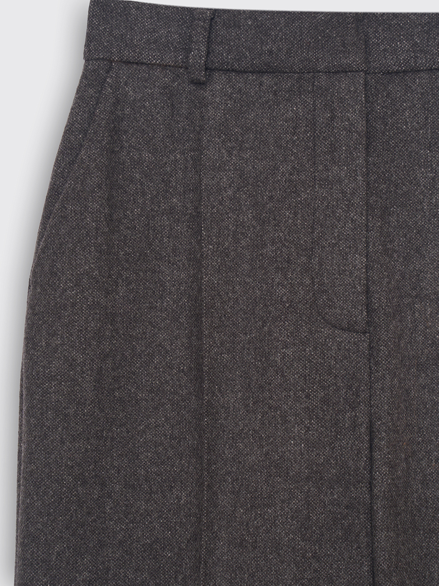 Брюки из шерсти с шелком