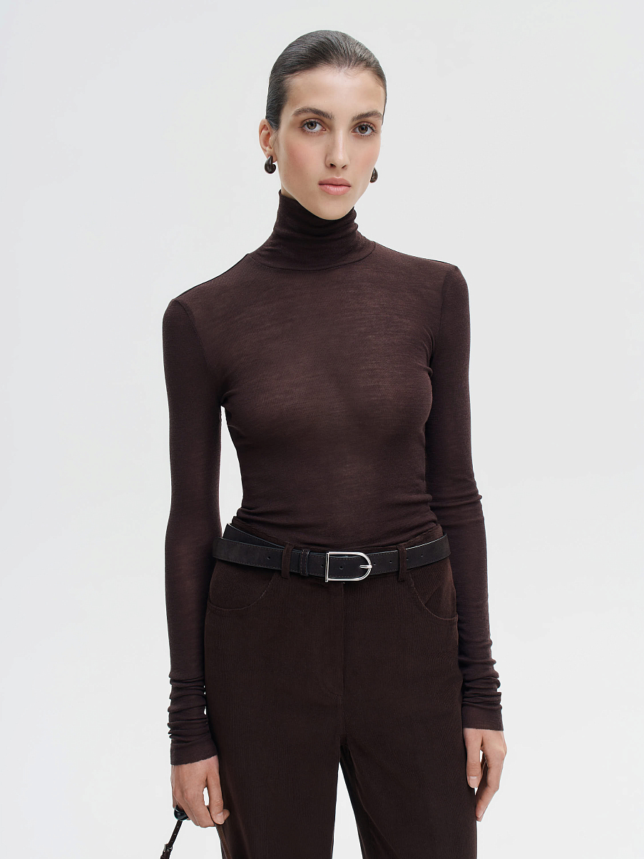 Водолазка из 100% шерсти