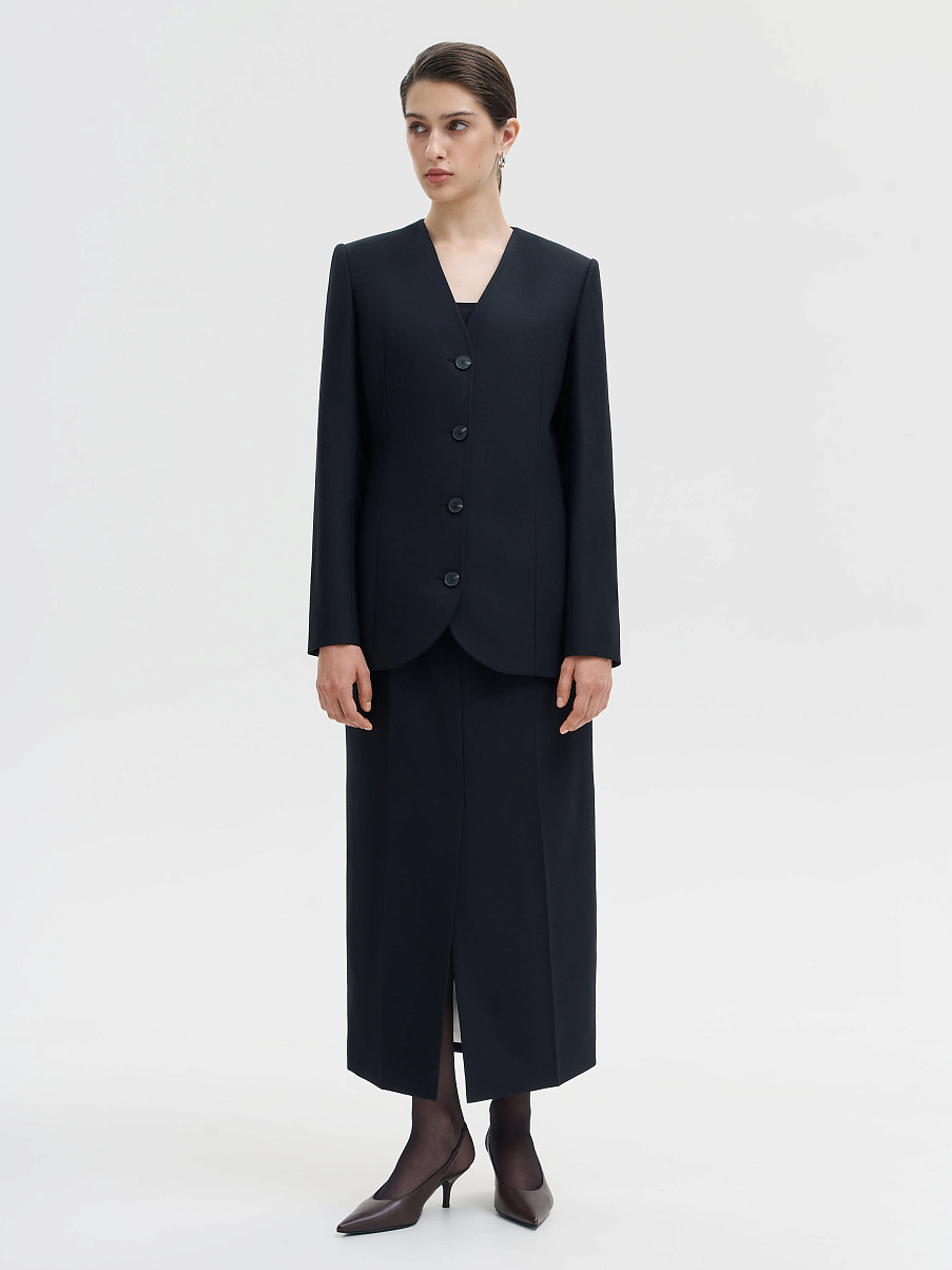 Юбка из шерсти