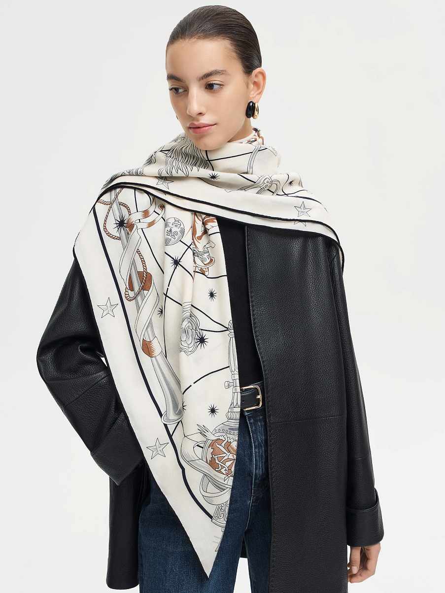 Платок из кашемира и шелка