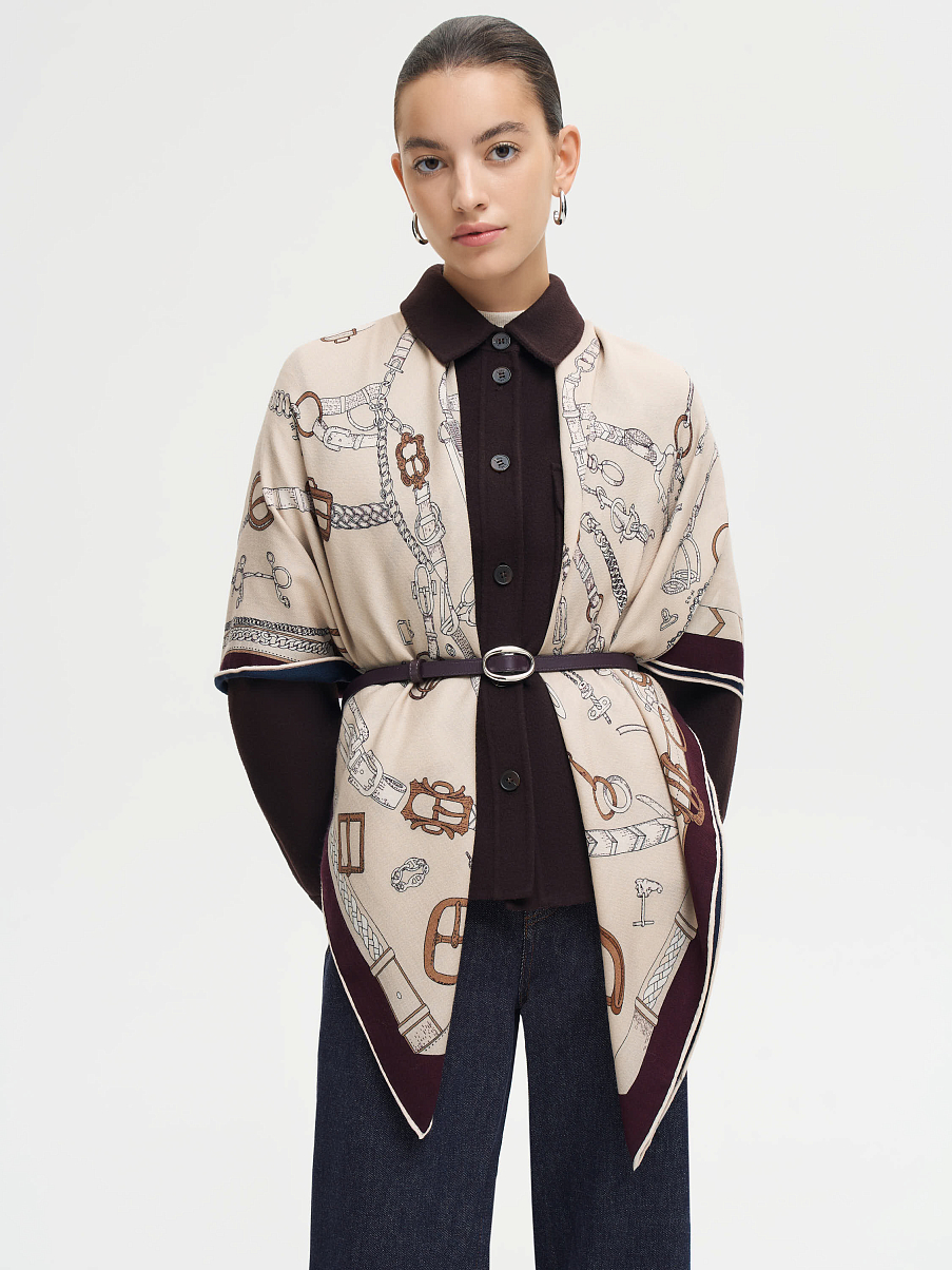 Платок из кашемира и шелка