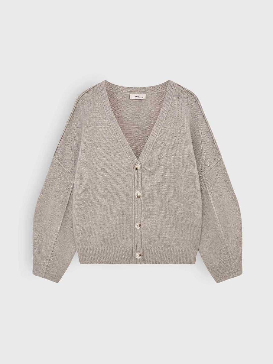 Кардиган из шерсти с кашемиром