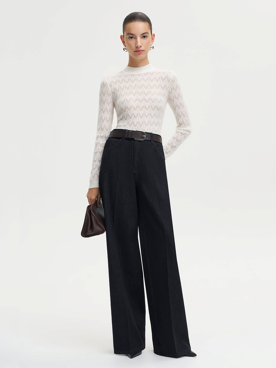 Водолазка из шерсти с альпакой