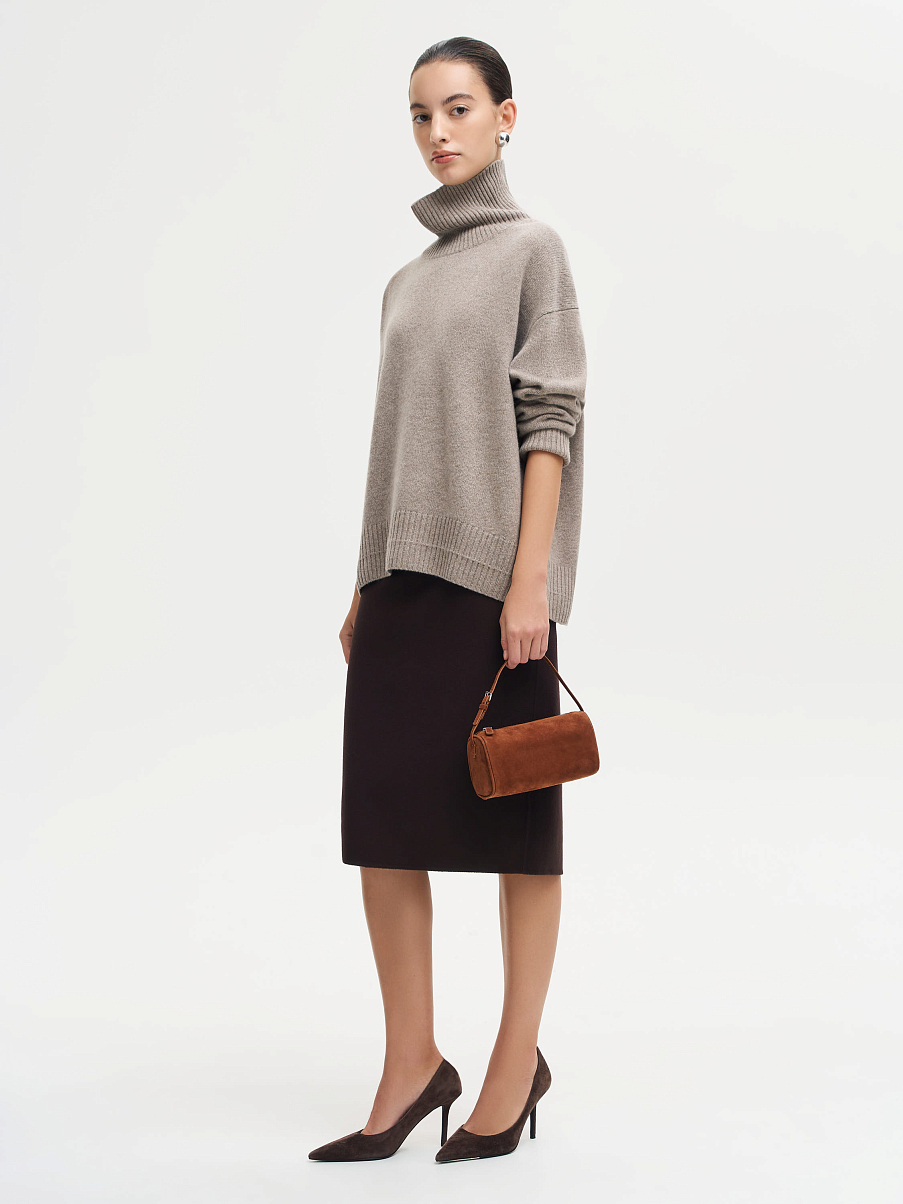 Сумка мини из кожи