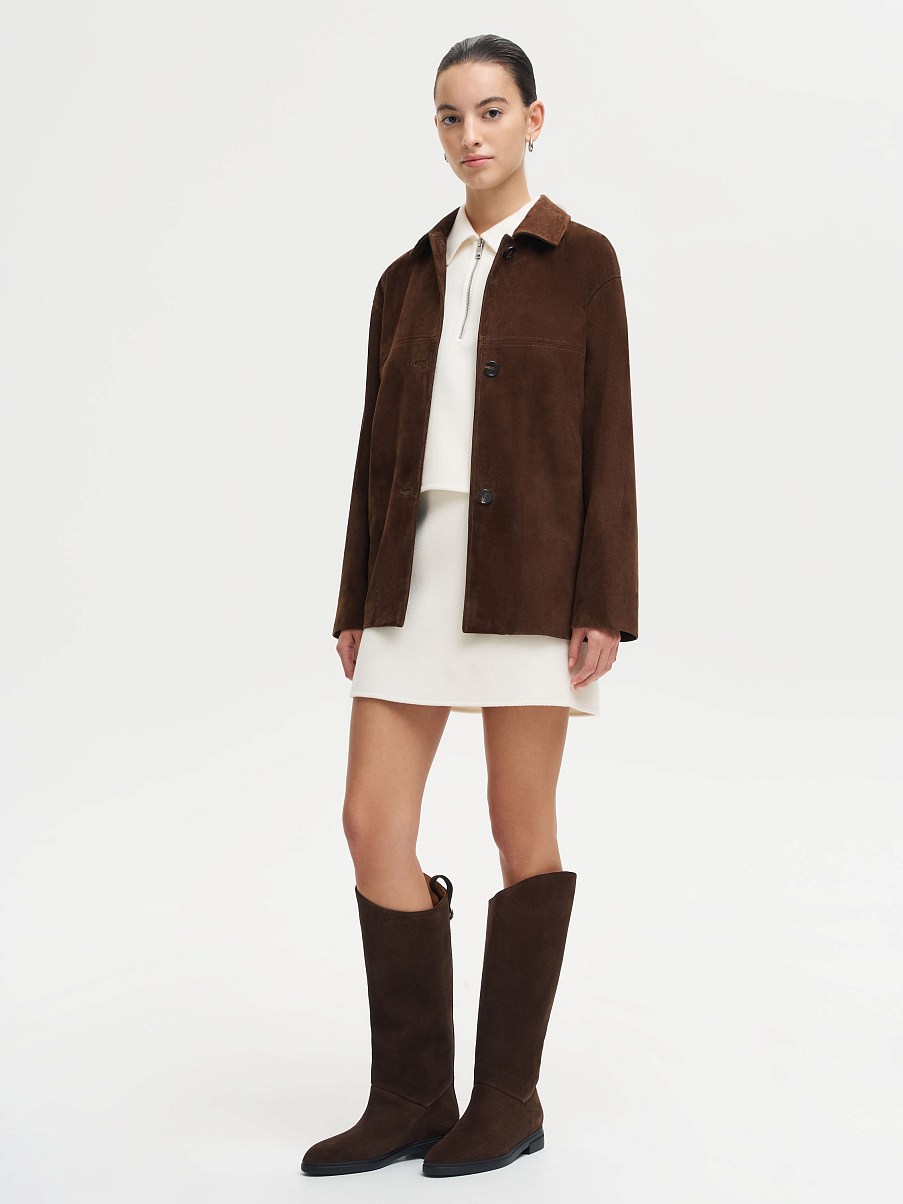 Сапоги из кожи