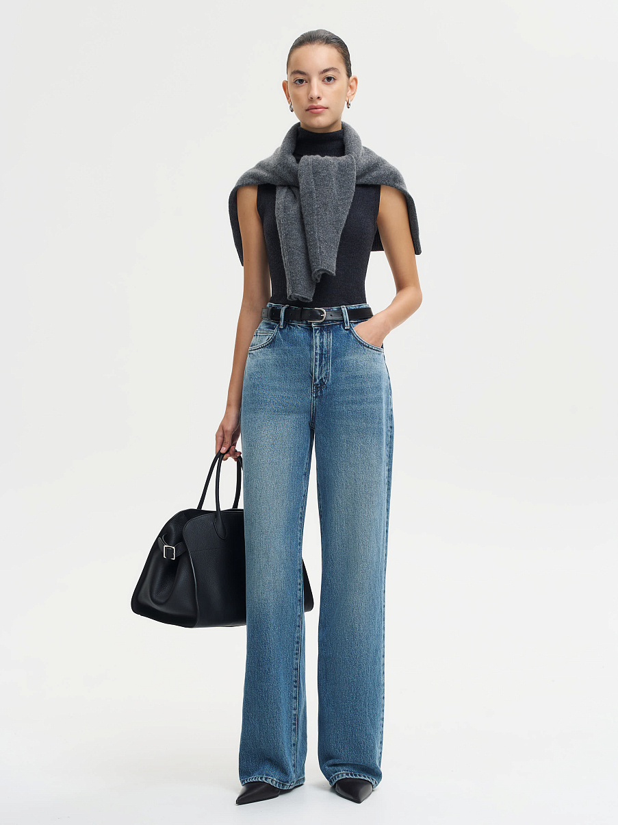 Джинсы WIDE LEG