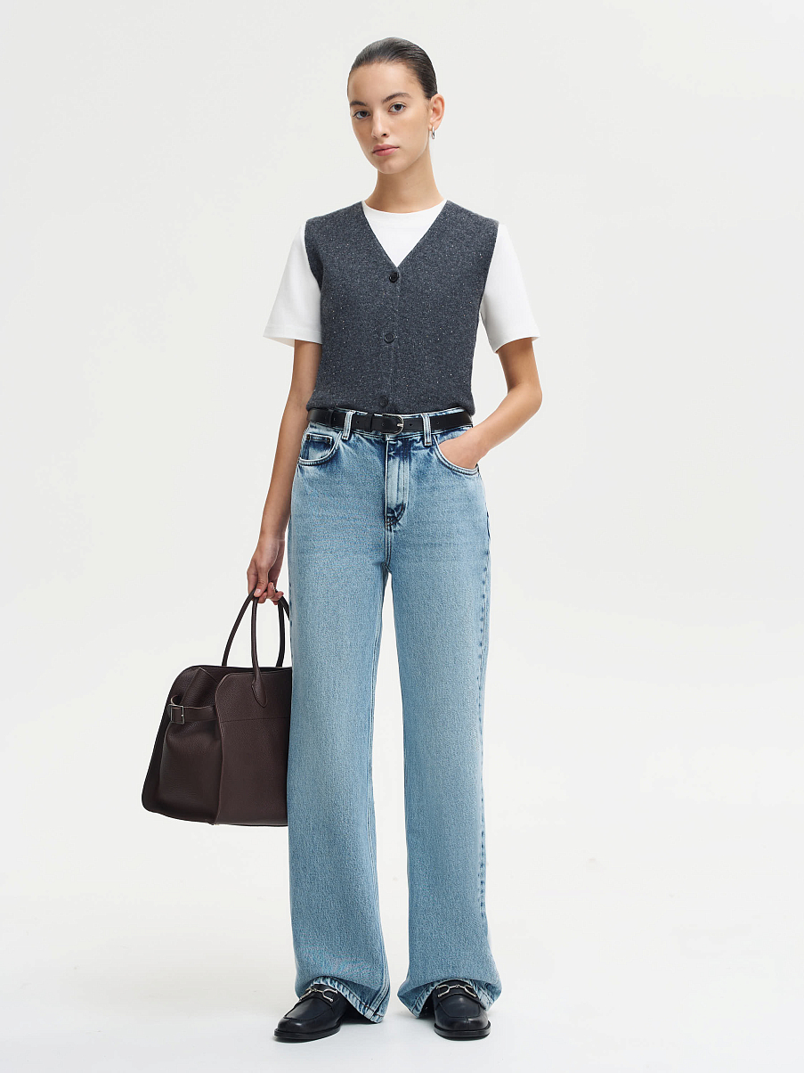 Джинсы WIDE LEG