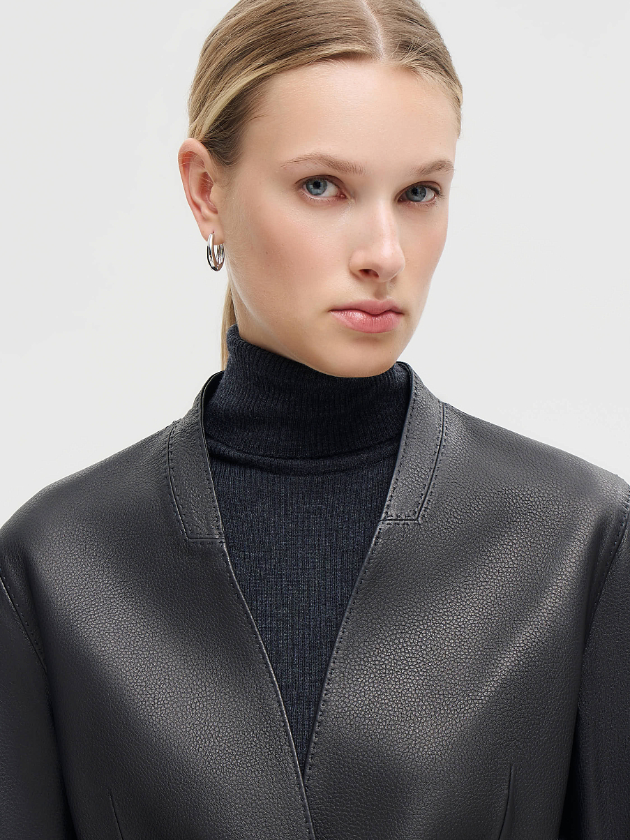 Жакет из кожи