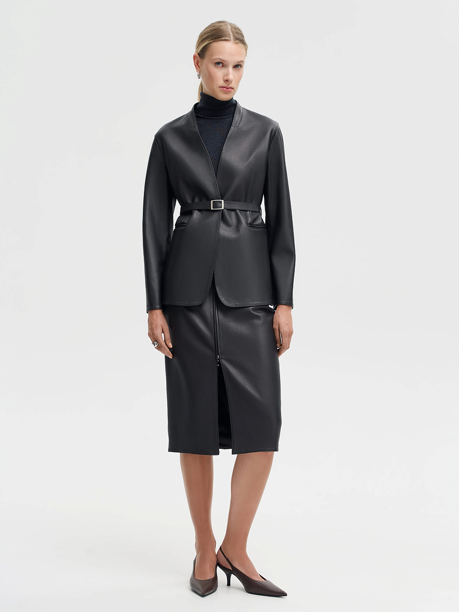 Жакет из кожи