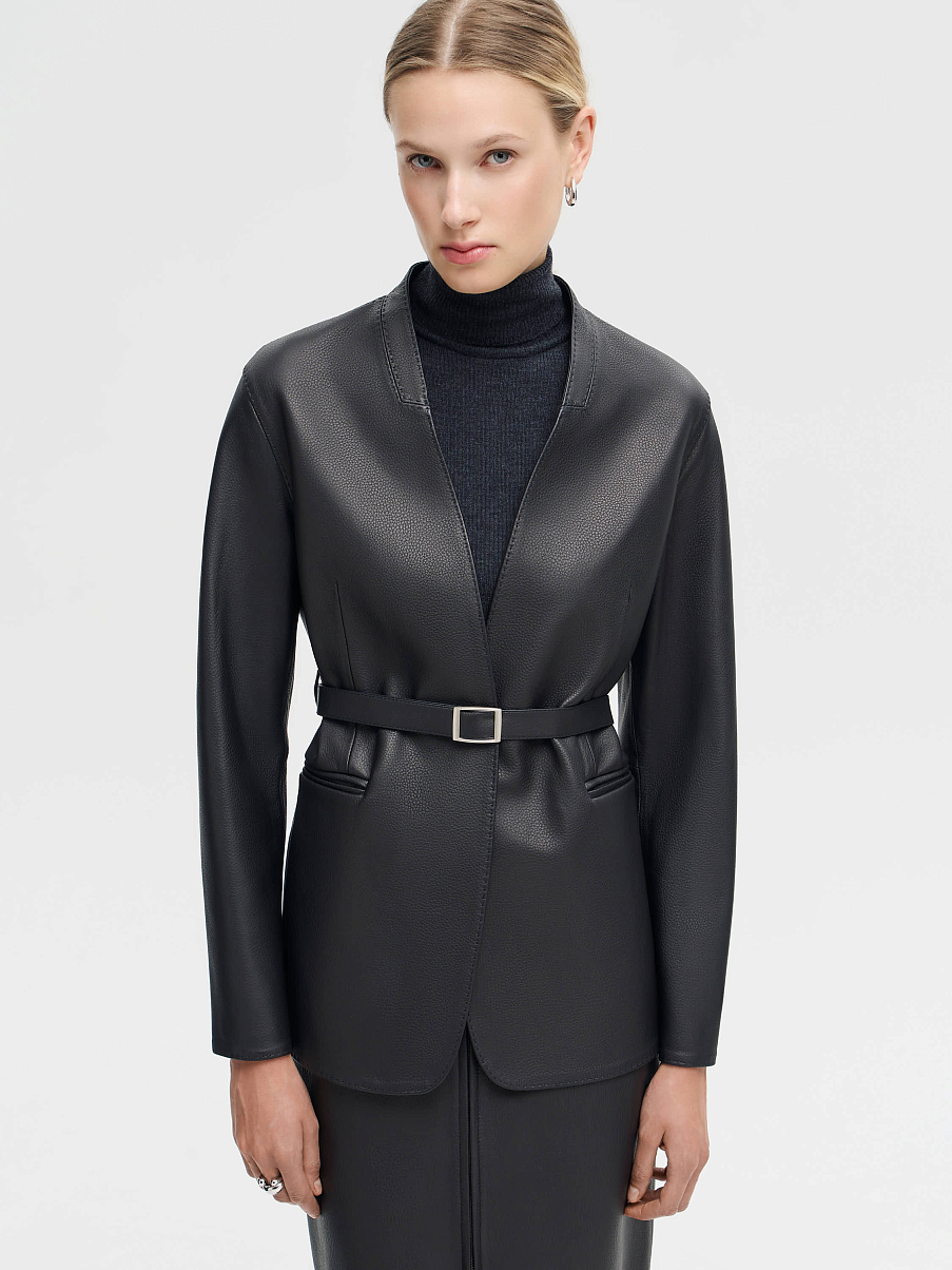 Жакет из кожи