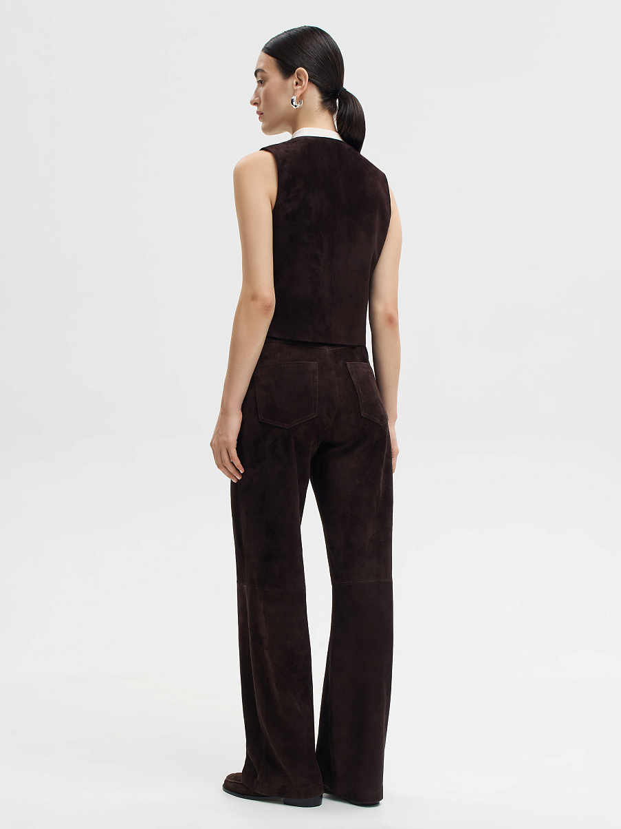 Жилетка из замши