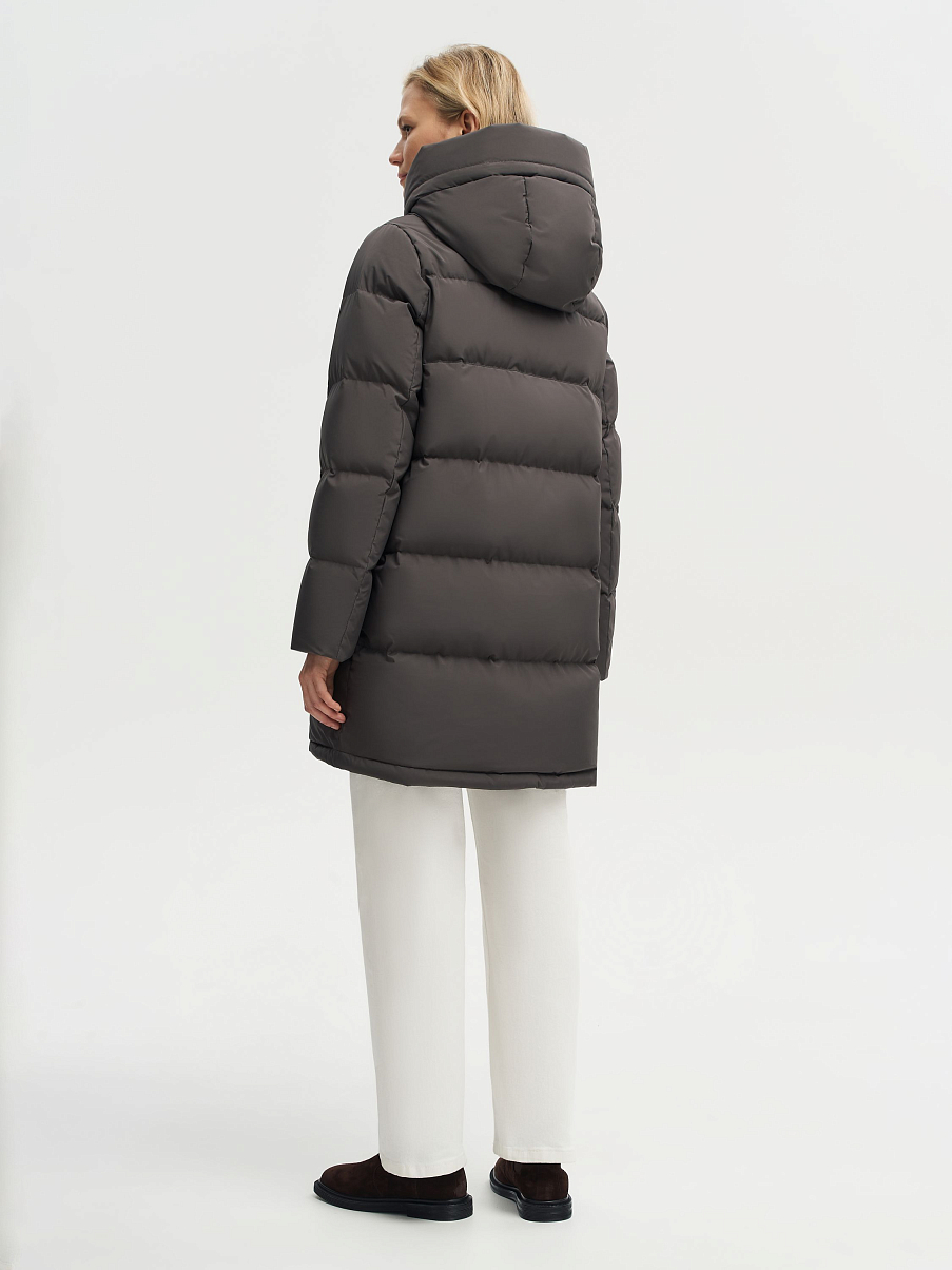 Пуховик удлиненный