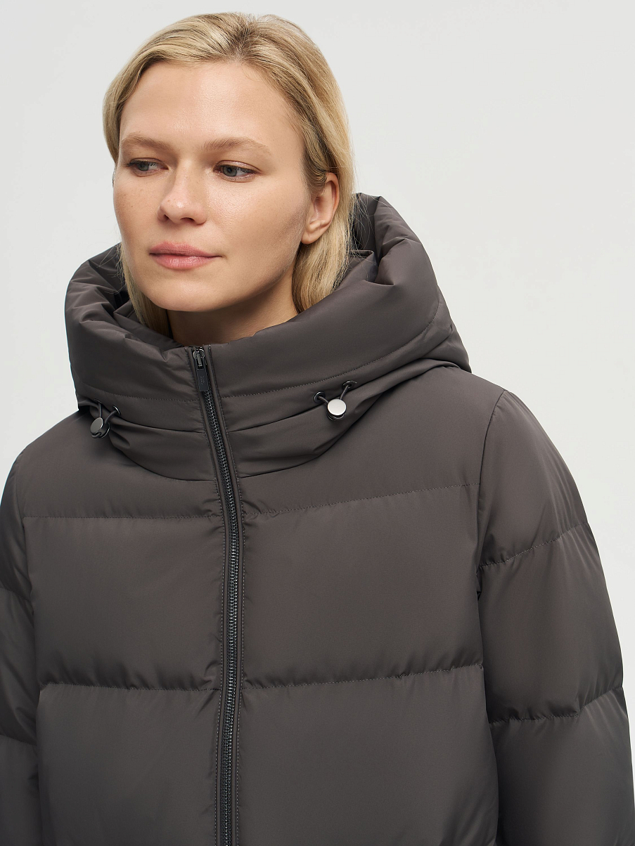 Пуховик удлиненный