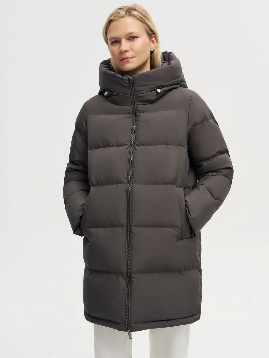 Пуховик удлиненный