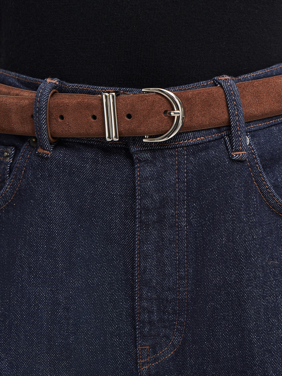 Ремень из замши