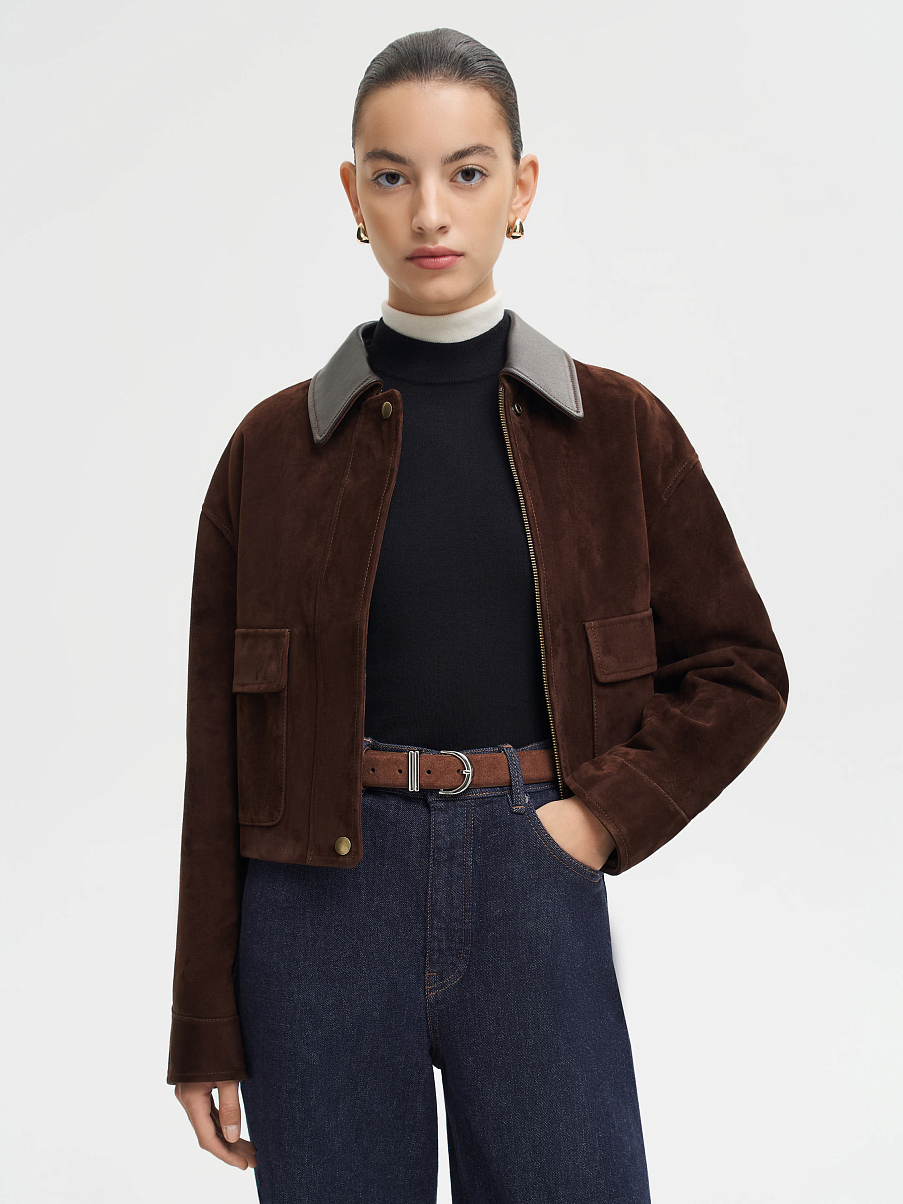 Ремень из замши