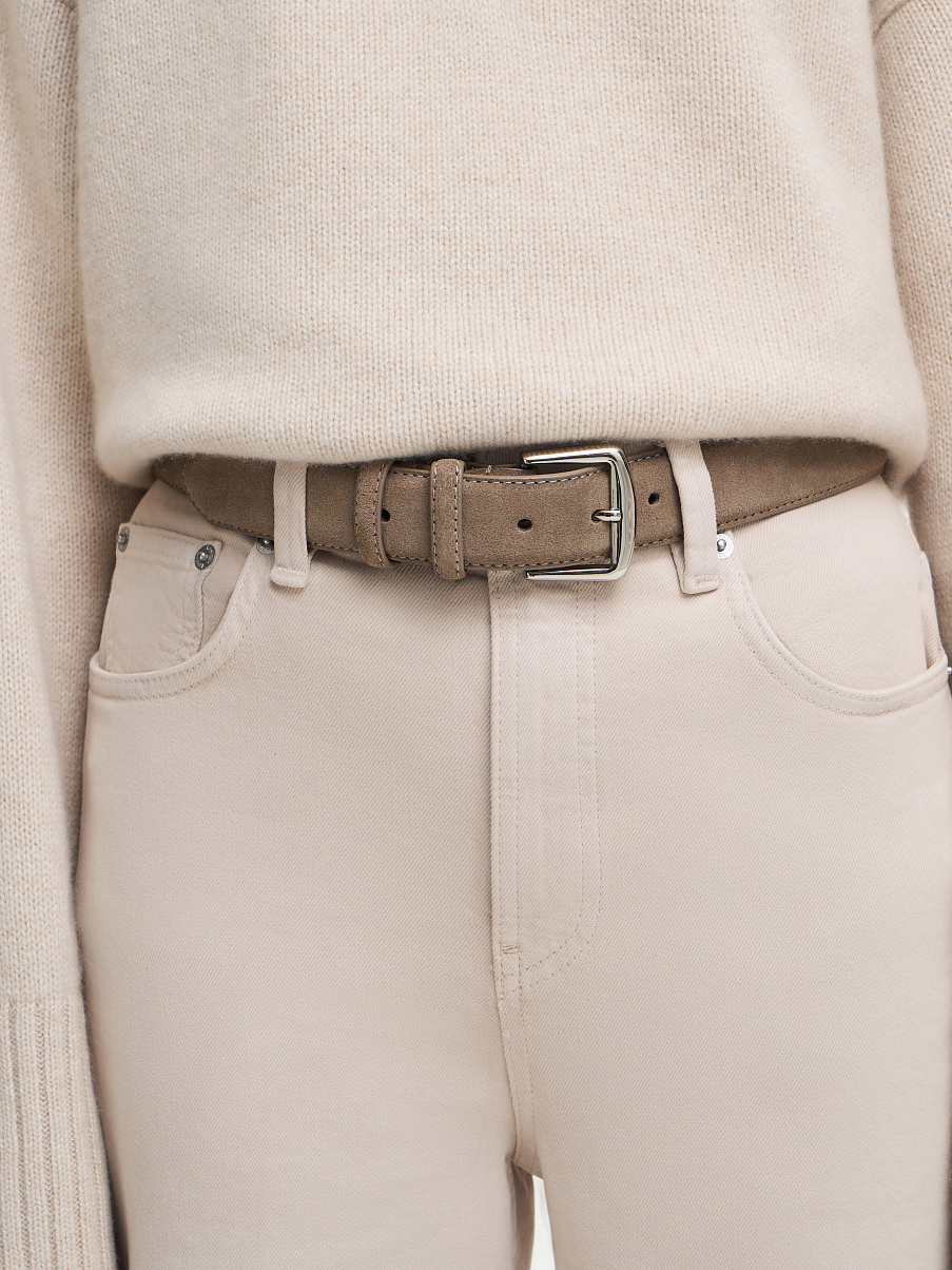 Ремень из замши