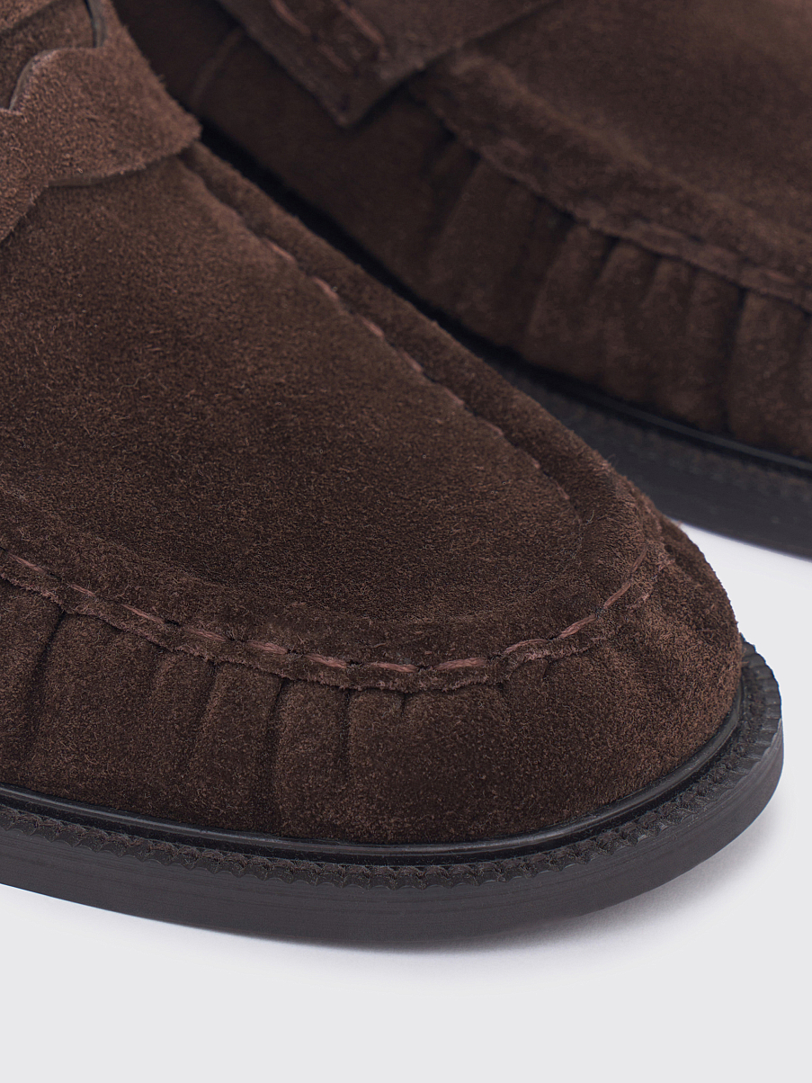 Лоферы с мехом